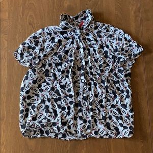 Mickey Mouse Button Down